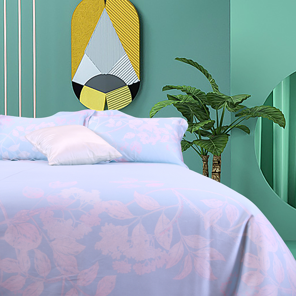 竹語(yǔ)天絲軟涼席三件套（夢(mèng)影蓮香）